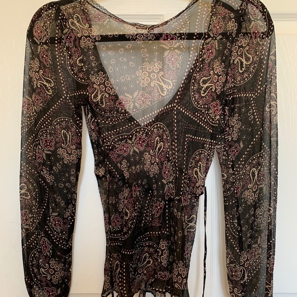 Betsey Johnson Tie back Blouse - Picture 7 of 7